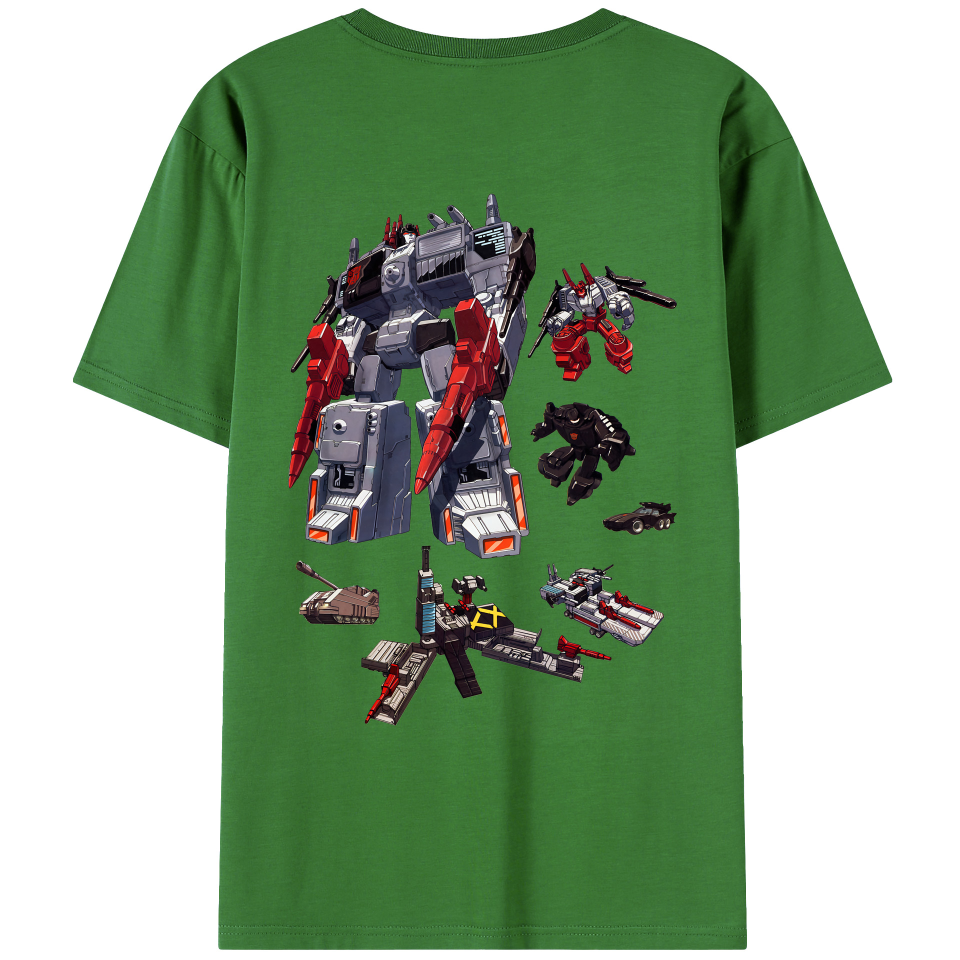 （画像用） Transformers トランスフォーマー レディース半袖Tシャツ(バックプリント)